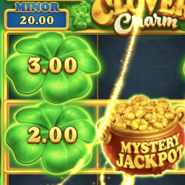 Clover Charm Hit The Bonus jackpot slot by Playson